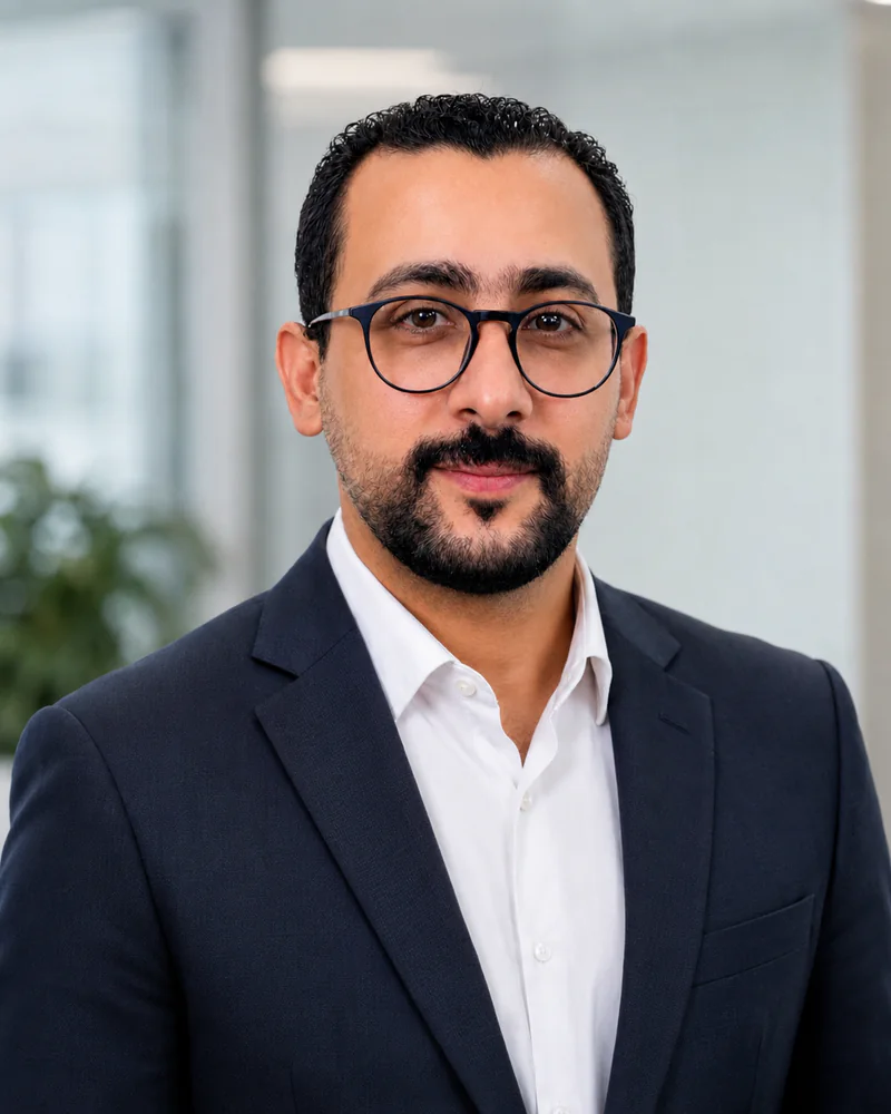 Portrait of Khaled El-Shoala, Head of Logistics and Supply Chains