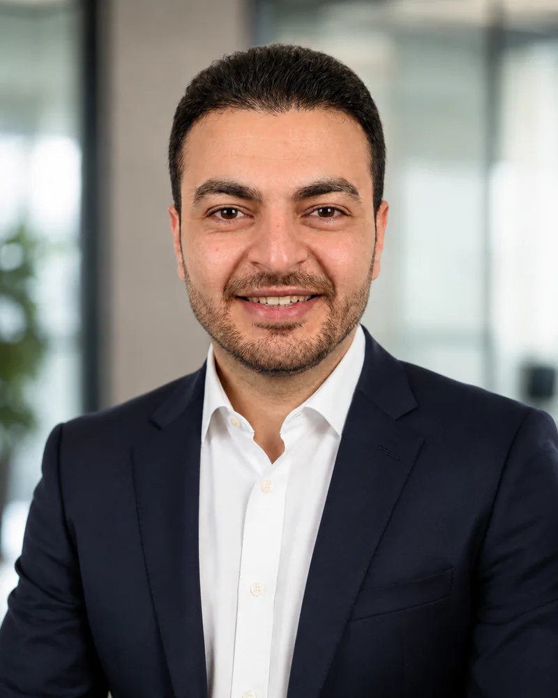 Portrait of Mahmoud Salama, Head of Human Resources and Internal Quality