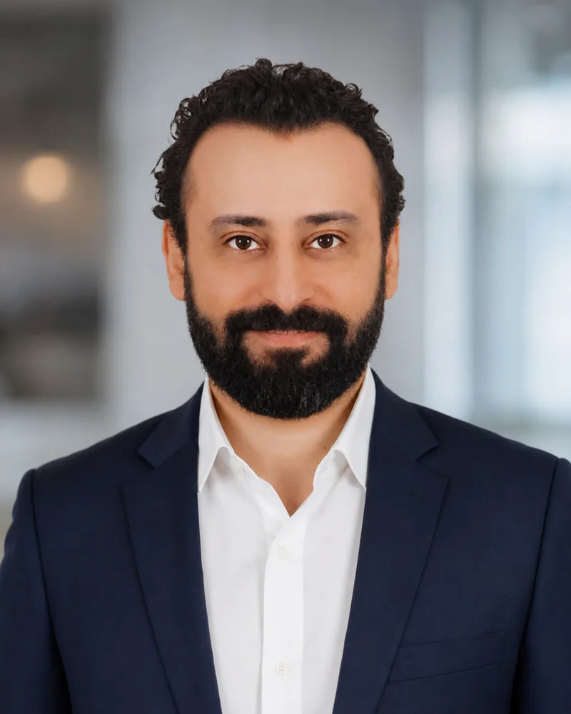Portrait of Shady Ahmed, Head of Commercial and Business Development